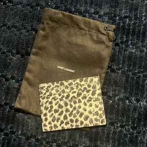 NWOT YSL card case